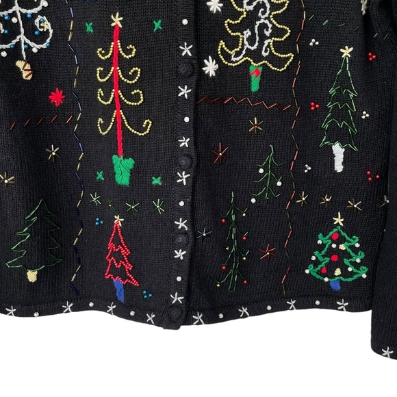 Vintage Women’s Erika Christmas Cardigan Size Small - Picture 5 of 9
